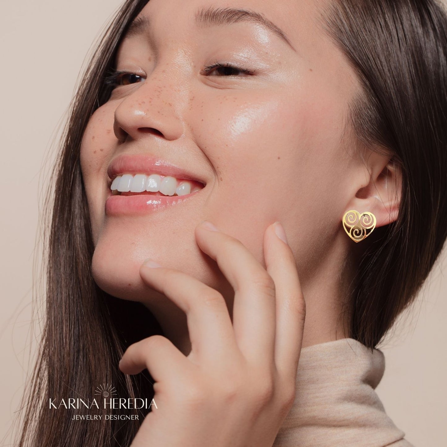 Earrings - Harmony Love Stud