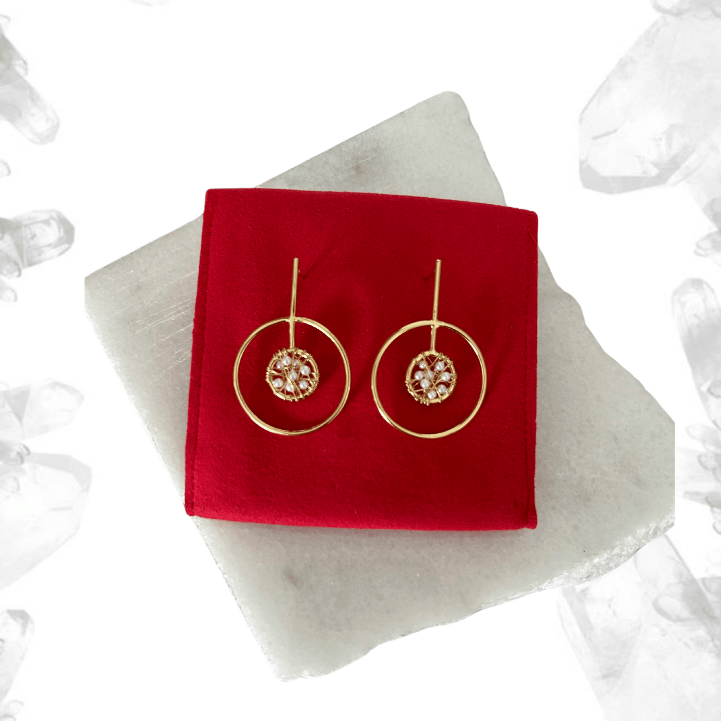 Earrings - Dreamcatchers Geometric Net