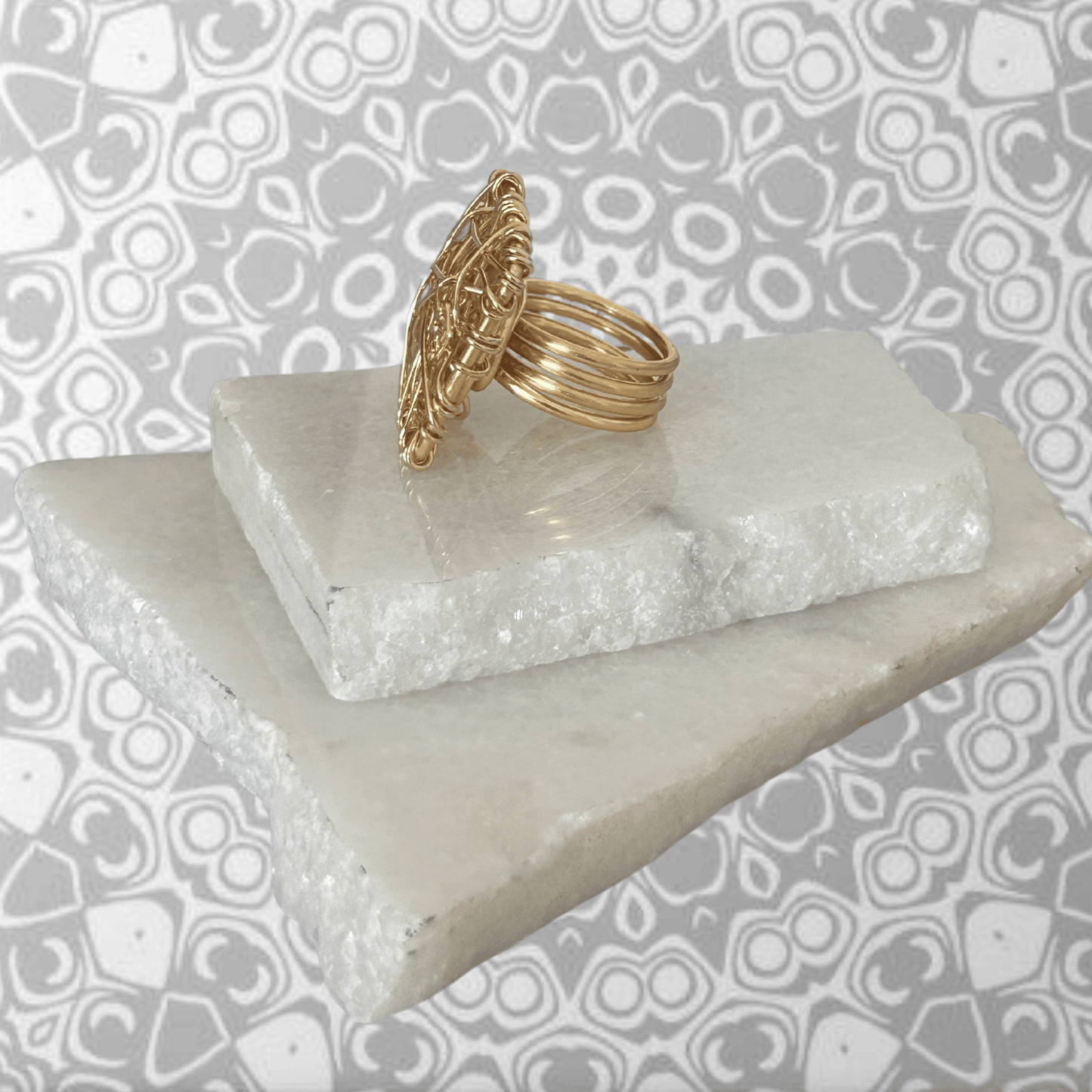 Rings - Dreamcatchers Statement Square
