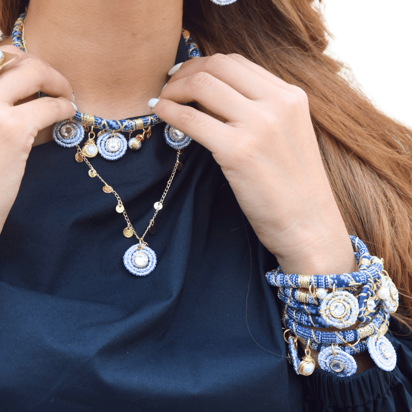 Bracelet - Guinea Spirals